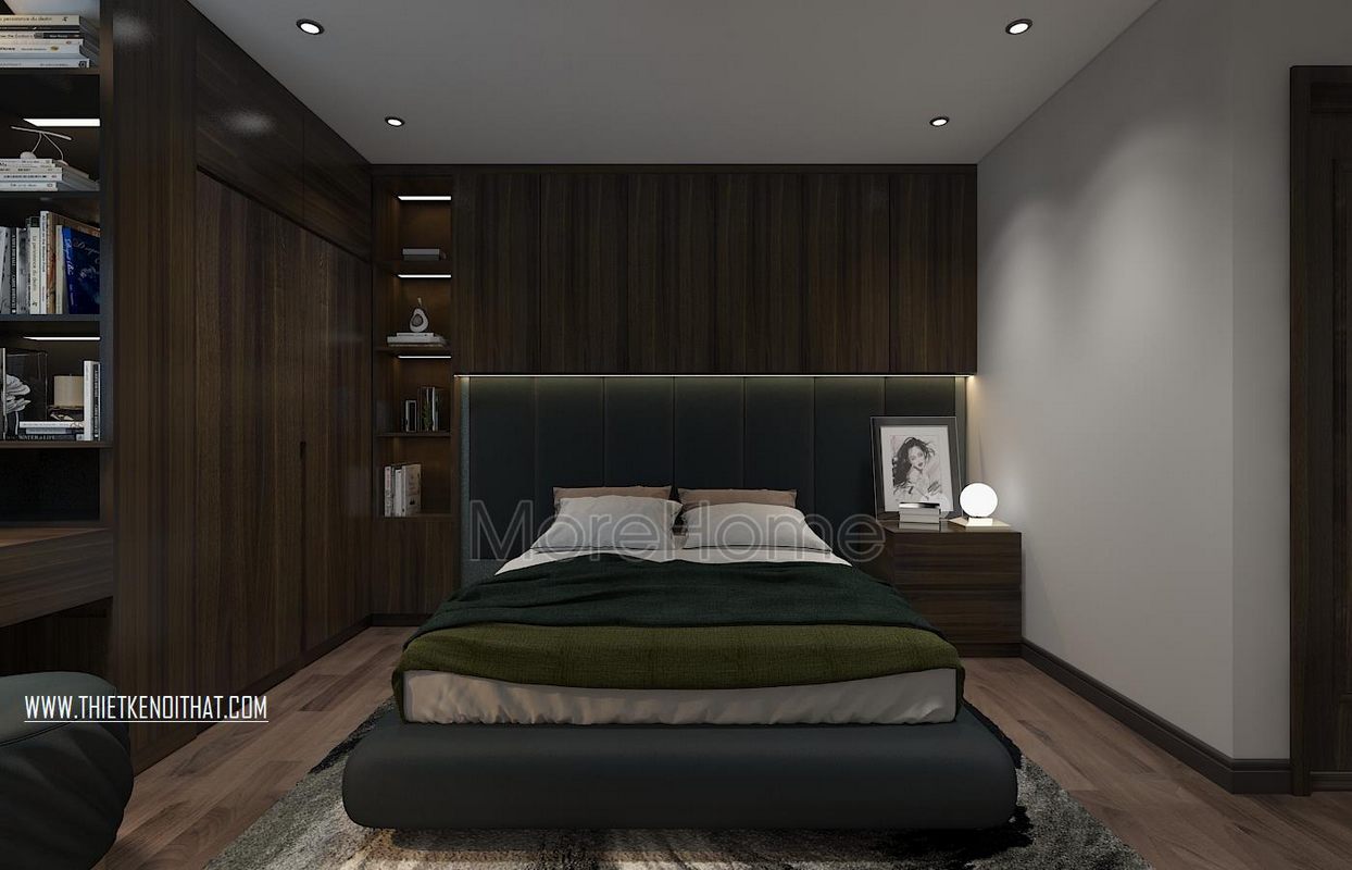 Thiết kế nội thất hiện đại tại chung cư Ngoại Giao Đoàn, HN